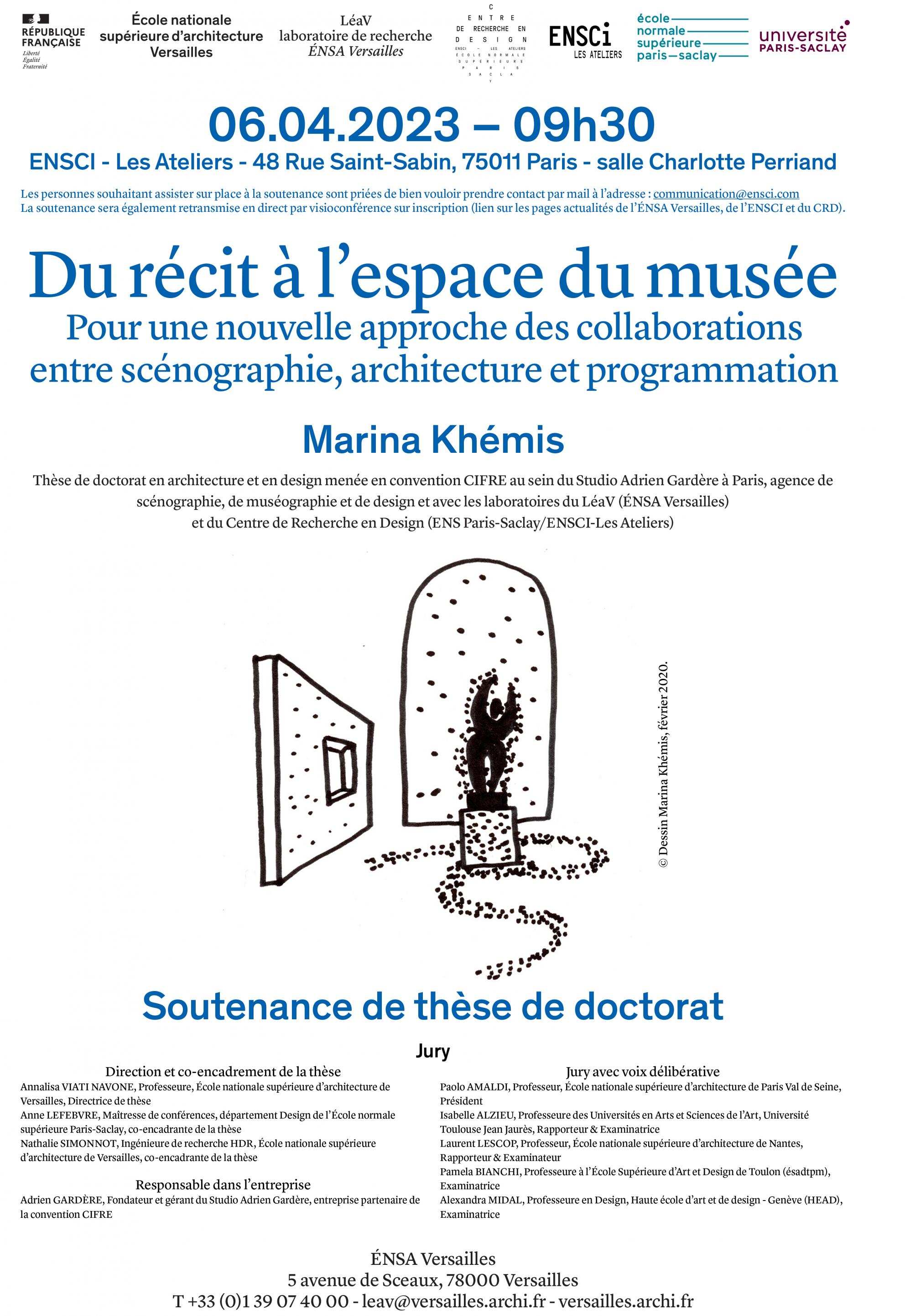 Soutenance de thèse de doctorat en architecture et en design de Madame ...