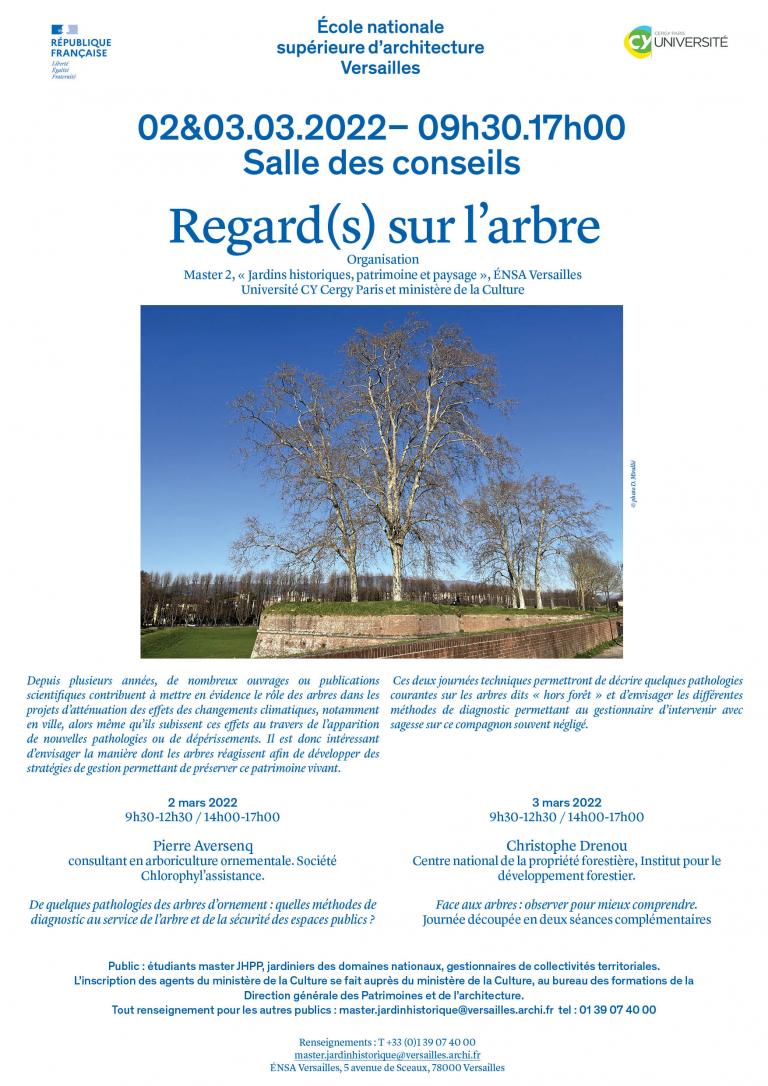 Regard(s) sur l'arbre, journées d'études, 02-03/03/2022