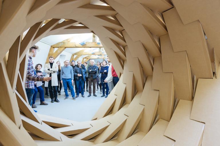 SP11- Studio cardboard building construction encadré par Claire Petetin