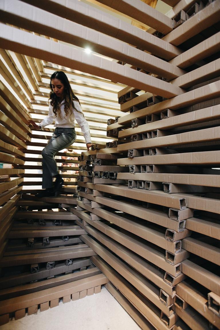 SP11- Studio cardboard building construction encadré par Claire Petetin