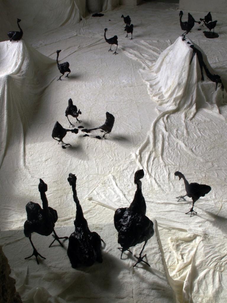 Animort, Michel Blazy, La Maréchalerie, 2006 © Michel Blazy