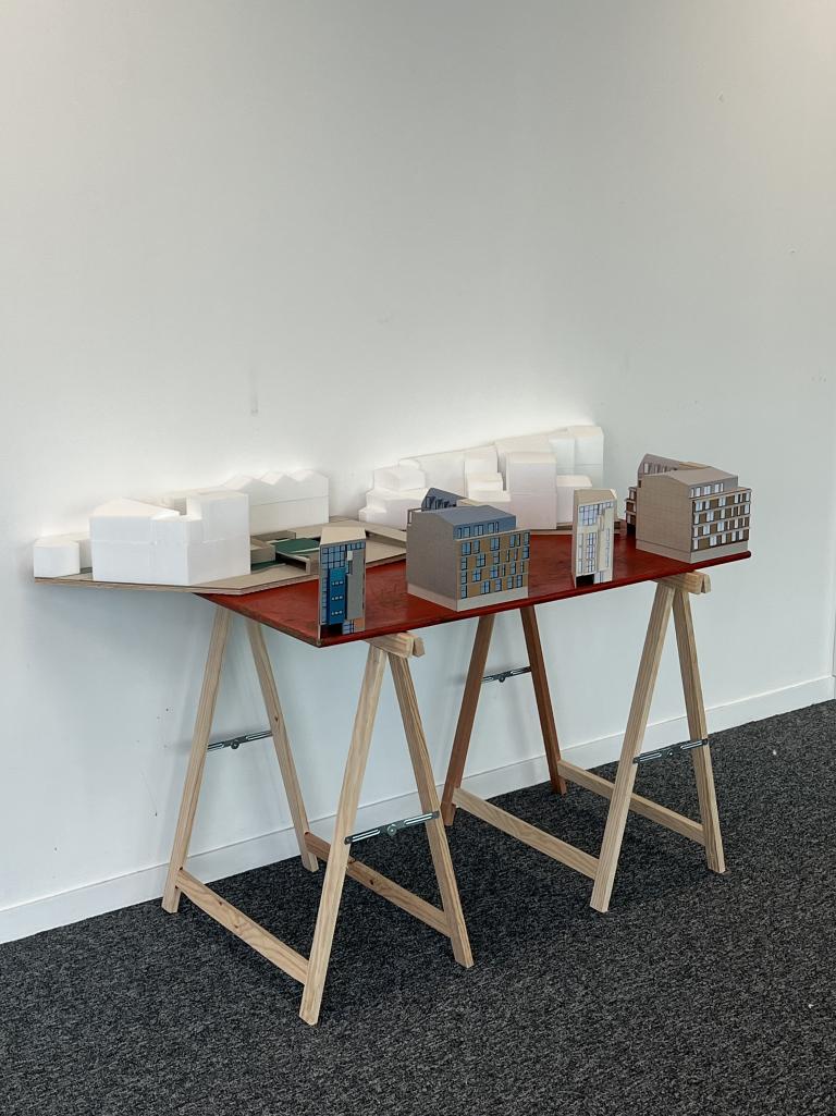 TEC XX - Site rues PIXÉRÉCOURT et DUÉE_maquette 1_100 existant et projet